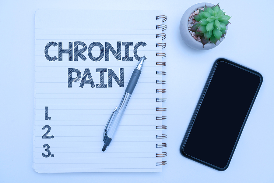 Conceptual Display Chronic Pain. Concept Meaning Discomfort That